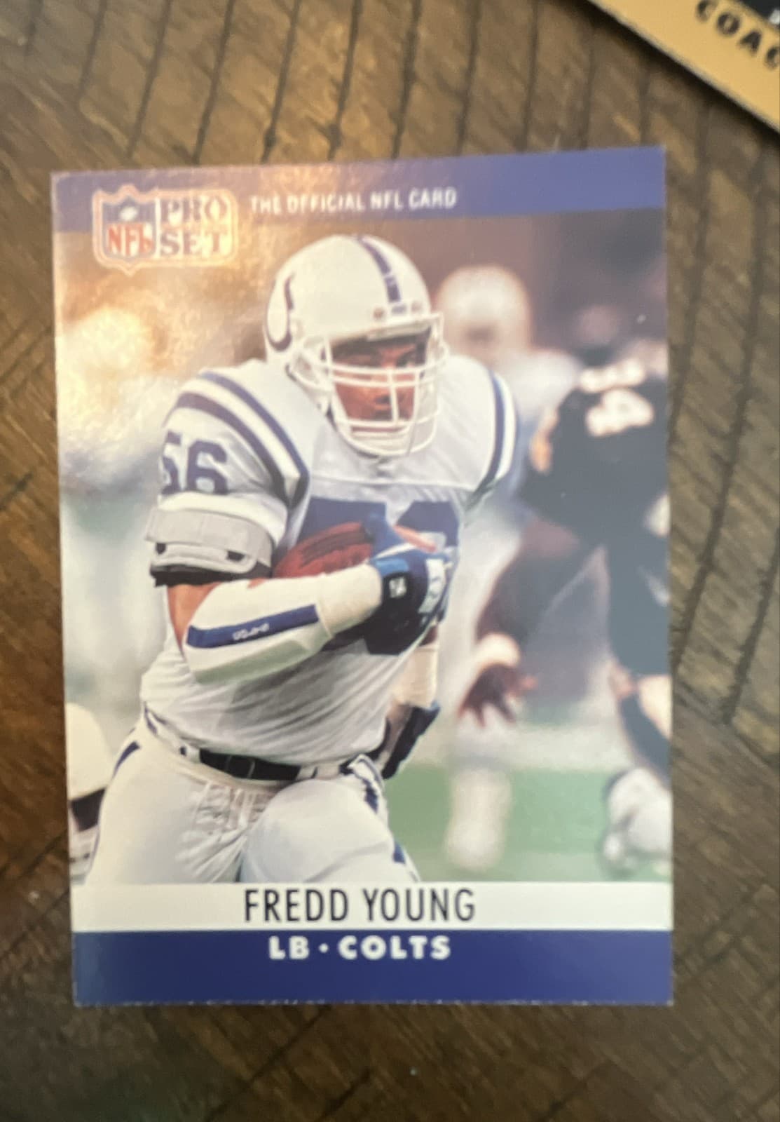 1990 Pro Set - Fredd Young #138 - Image 1