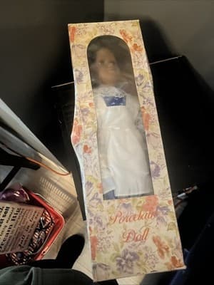 Vintage Collectible Porcelain Doll (JC Penney) with box New Rare African Americ - Image 1