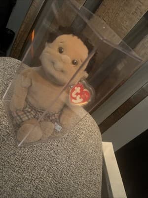 TY BEANIE KIDS - RASCAL - NEW - MINT with MINT TAG Protector + Plastic Case - Image 1