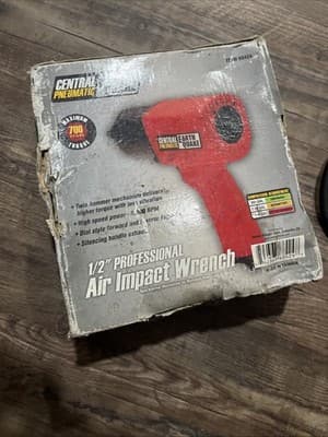 Central Pneumatic 1/2" Air Impact Wrench Model 68424 Earthquake VGC - Image 1