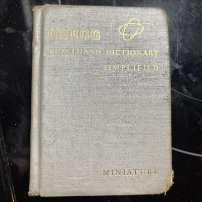 Gregg Shorthand Dictionary Simplified Pocket Size 1951 - Image 1