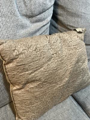 Cindy Crawford Style gold Decorative Pillow 16” X 12” - Image 1