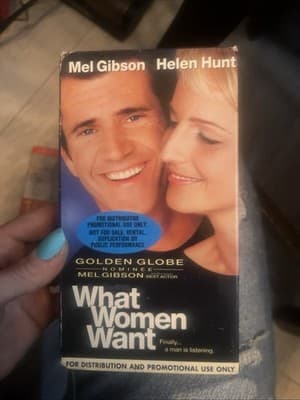 Paramount What Women Want VHS Comedy Romance Mel Gibson Helen Hunt 2000 - Image 1