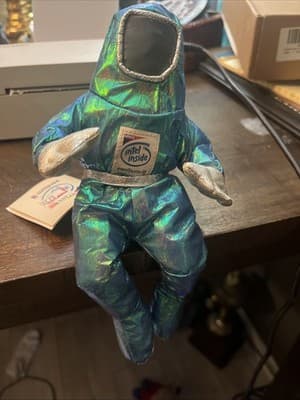 Intel Inside Blue Bunny People Spaceman Plush Figure 1997 New With Tags - Image 1