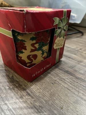 Royal Norfolk Holiday Mug 14oz Merry Christmas Ceramic NIB - Image 1
