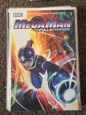 Mega Man Fully Charged No 1 Boom Studios Comic Book VF Very Good Bagged - Image 1