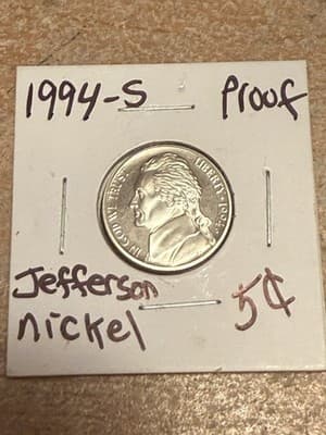 WN55 - 1994-S 5C DCAM (Proof) Jefferson Nickel - Image 1