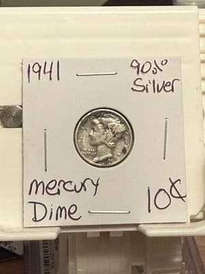 WN9 - 1941 Mercury Dime (90% Silver) - Image 1