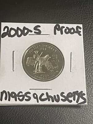 WN103 - 2000-S Washington Quarter - Massachusetts - Proof - Image 1