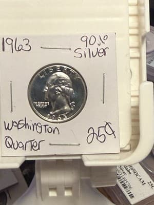 WN51 - 1963 Washington Quarter (90% Silver) - Image 1
