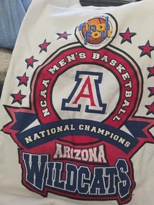 Vintage Arizona Final Four Tee Shirt 1997 Men’s Sz XXL Wildcats NCAA Starter - Image 1