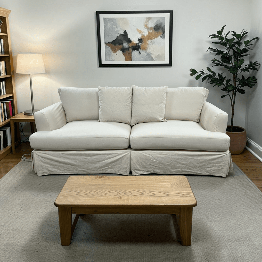Stone and Leigh Bentley Slipcover Sleeper Sofa - Image 1