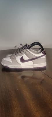 Nike Dunk Low Shoes Youth Size 5Y Gray Purple Colorblock Sneakers FB9109-104