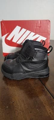Nike Air Max Goaterra 2.0 TD Ankle Boots Toddler 6C Black Boys DC9514-001