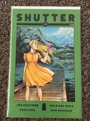 Shutter #20 Comic Image Comics Joe Keatinge Leila Del Duca Green Cover - Image 1