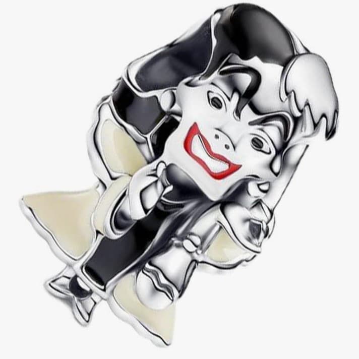 Compared to Pandora Disney Villains Cruella De Vil charm made of sterling silver - Image 1
