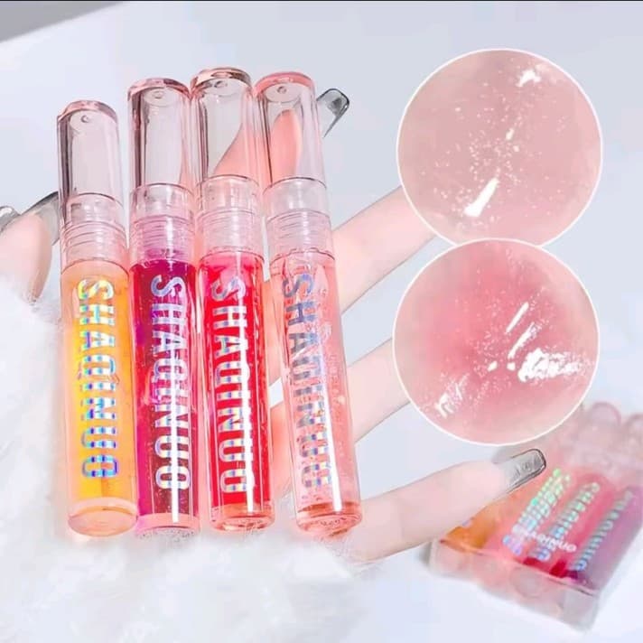 Vibrant Pinks Lipgloss Collection High-Shine Makeup - Image 1