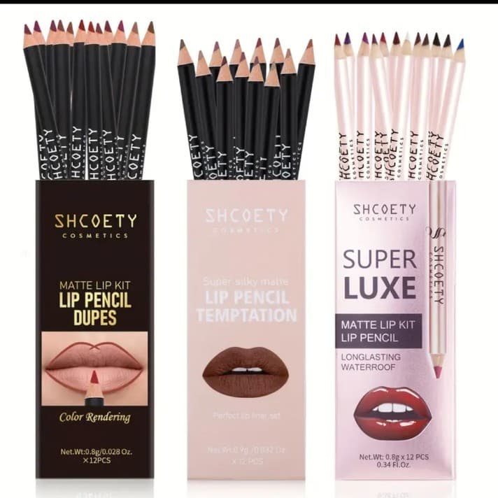 Matte Lip Liner Set - Red, Pink, Brown super luxe super awesome! - Image 1