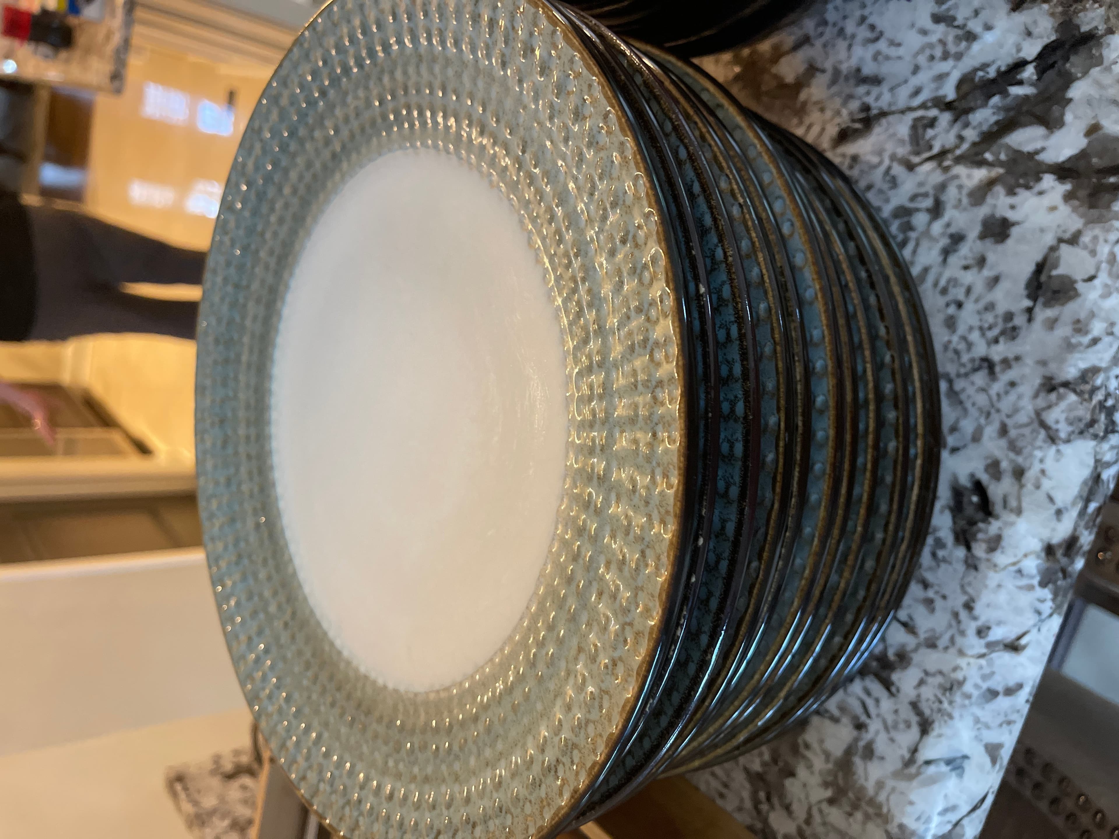 11 Pier 1 Allison Dinner Plates - Image 1