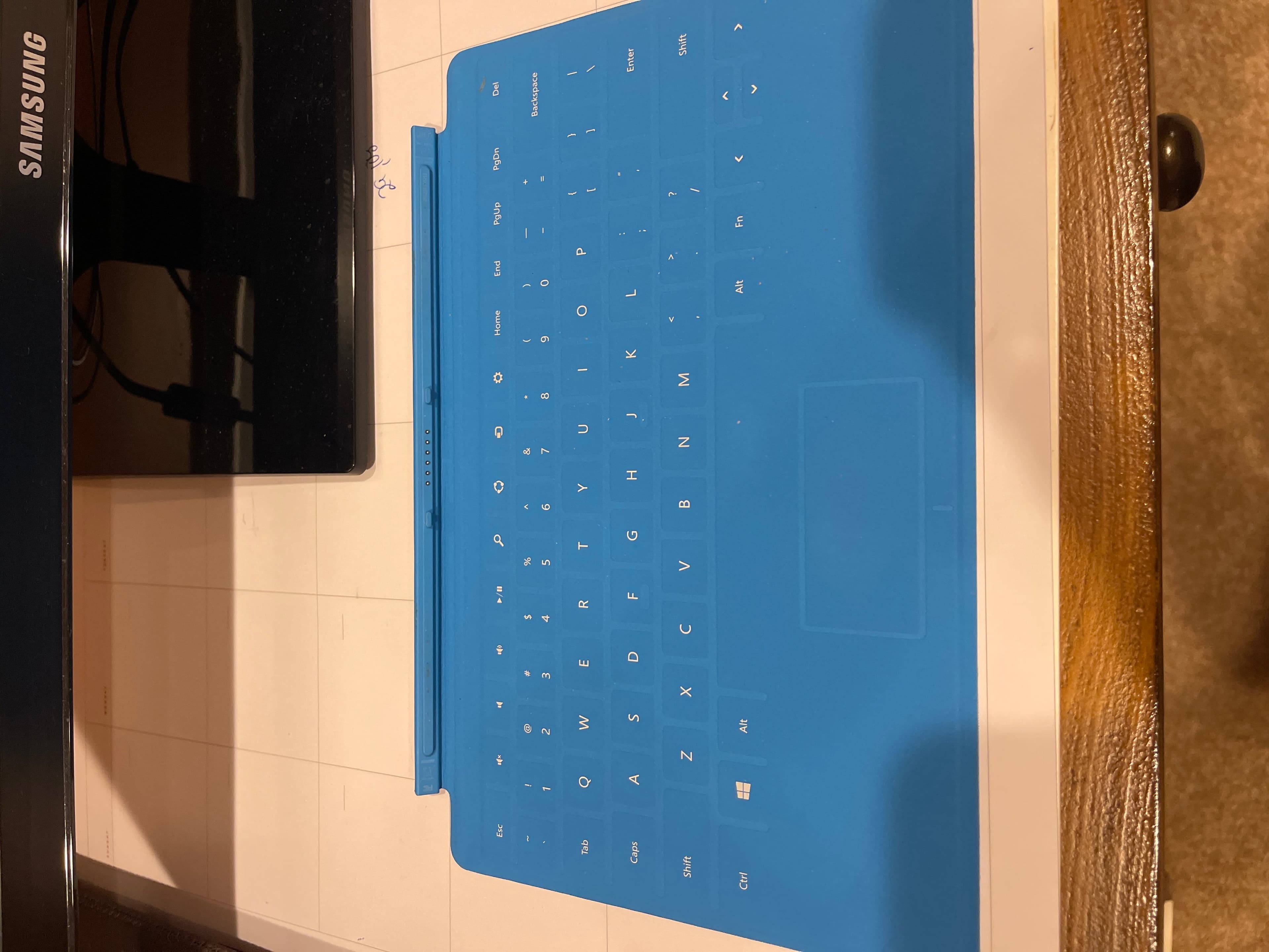 Microsoft Surface Type Cover - Blue - Compatible with Surface Pro - Image 1