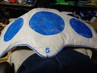 Clip Traditional Martial Arts Reversible Chest Guard Body Protector Taekwondo XL - Image 1