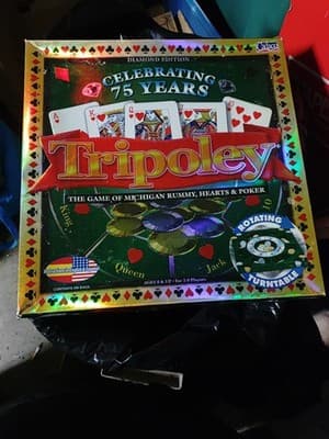 Tripoley Diamond Edition Cadaco Rotating Turnable Tray 2006 Celebrating 75yrs - Image 1