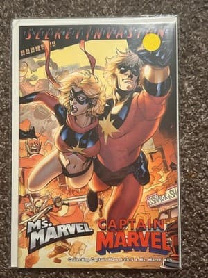 Marvel Comic Book Ms Marvel Captain Marvel Collects 4-5 & 25 Secret Invasion - Image 1
