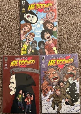 Bill & Ted Are Doomed Comic Lot Dark Horse Issues 1 2 4 Evan Dorkin Set of 3 - Image 1