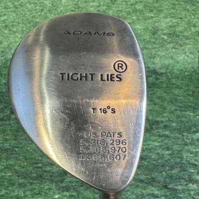 Vintage Adams Tight Lies T 16° Fairway Wood Regular Flex Graphite Golf Club - Image 1