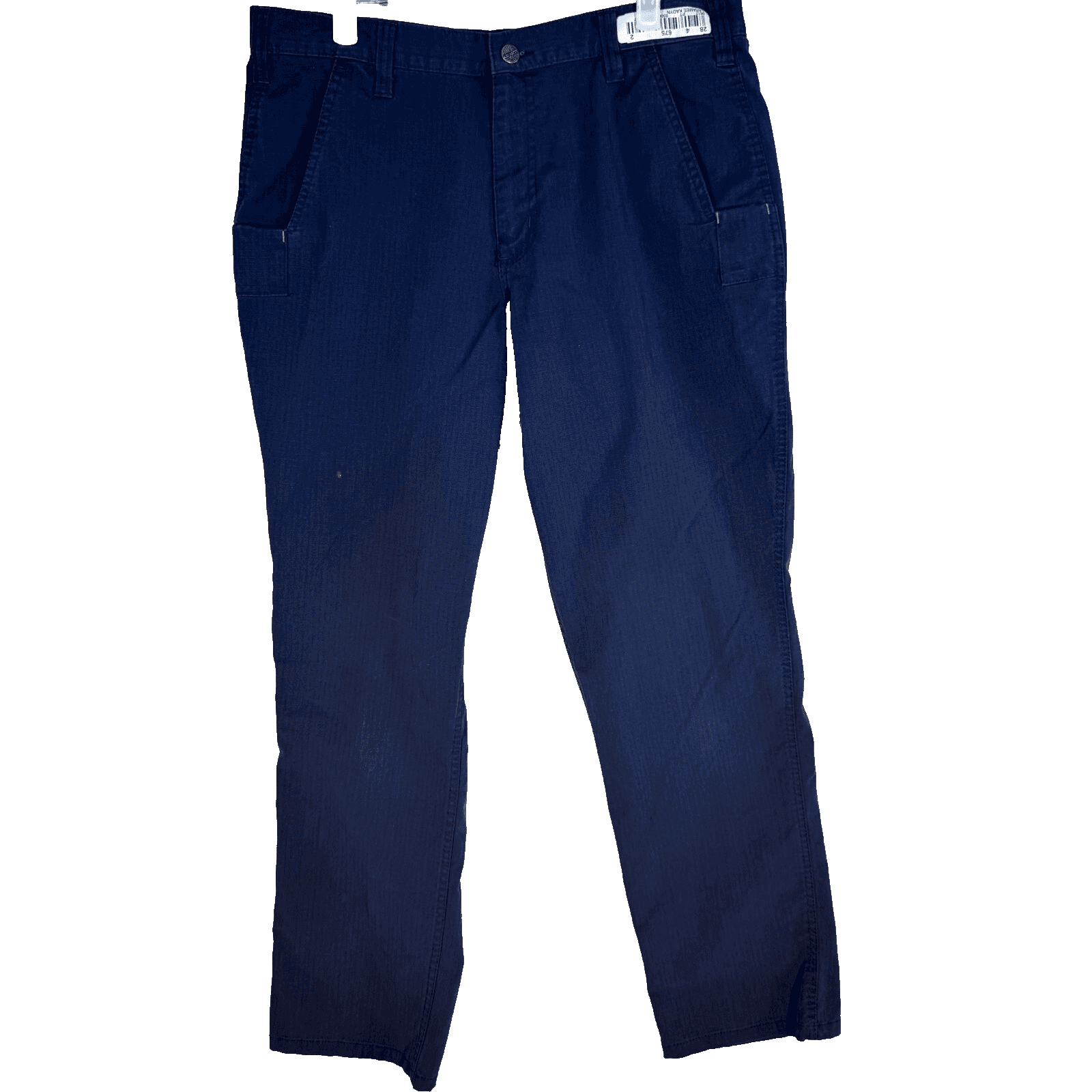 Carhartt Carpenter Pants Mens 34x29 Navy Ripstop Relaxed Fit Workwear - Image 1
