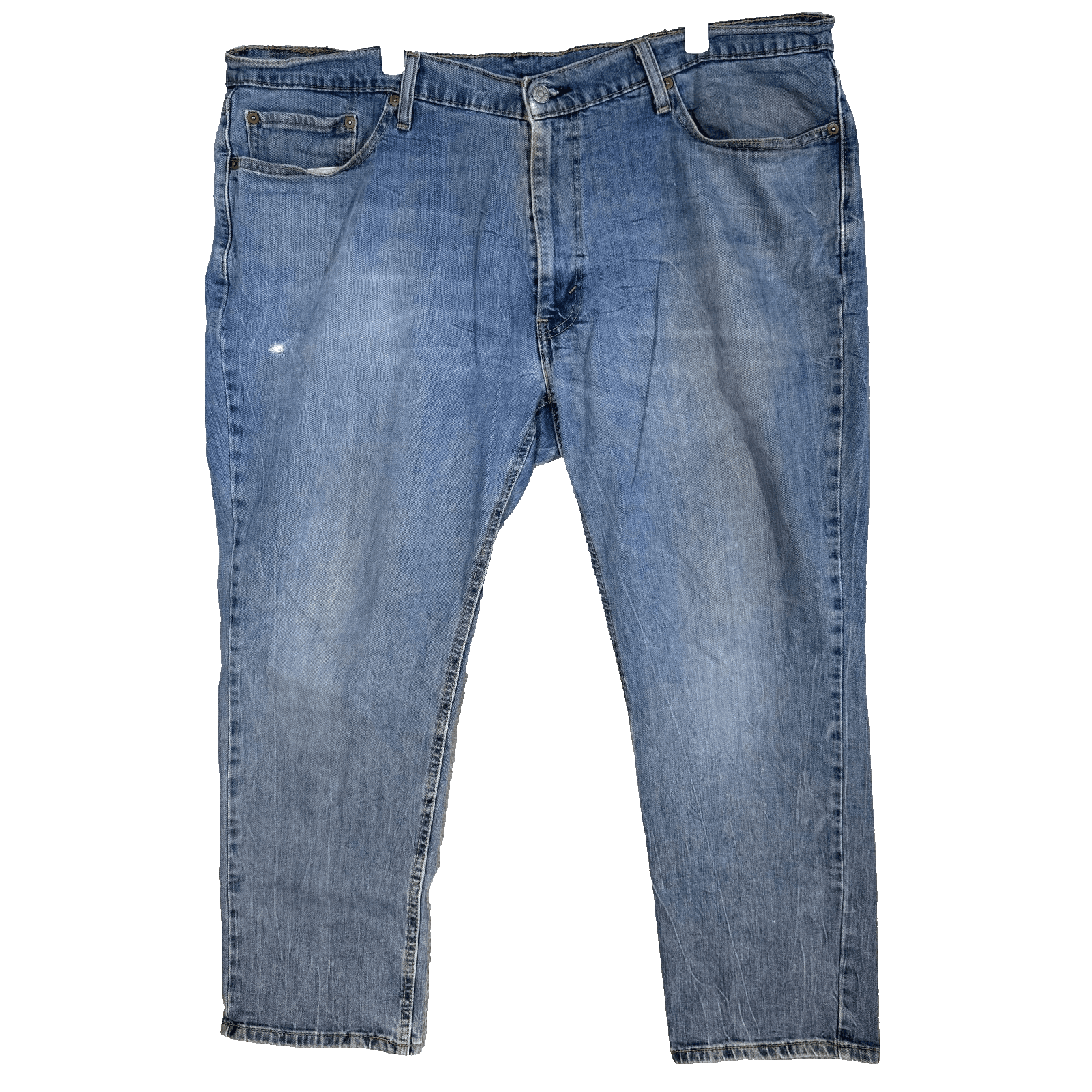 Levis 541 Jeans Mens 44x30 Blue Athletic Fit Stretch Denim Straight Leg - Image 1