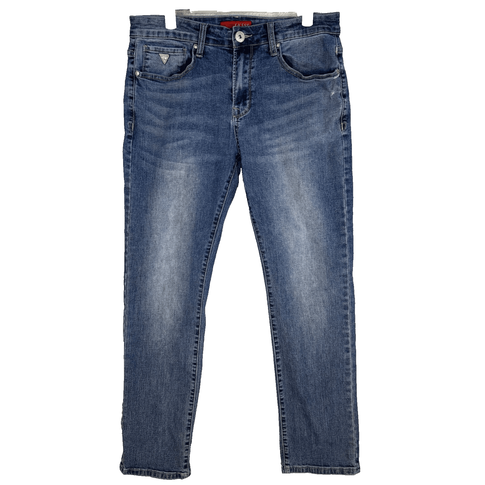 Guess Lincoln Jeans Men 32x30 Blue Denim Slim Straight Mid Rise - Image 1