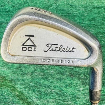 Vintage Titleist DCI Oversize 5 Iron Mens RH Stiff Steel Silver Golf Club - Image 1