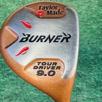 TaylorMade Burner Tour Driver 9.0 Mens RH 45 In S-90 Plus Stiff Bubble Gold - Image 1