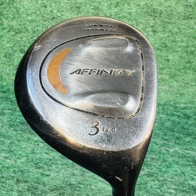 Affinity 3 15.0 3 Wood Mens RH Graphite Shaft Black Stainless Golf Club - Image 1