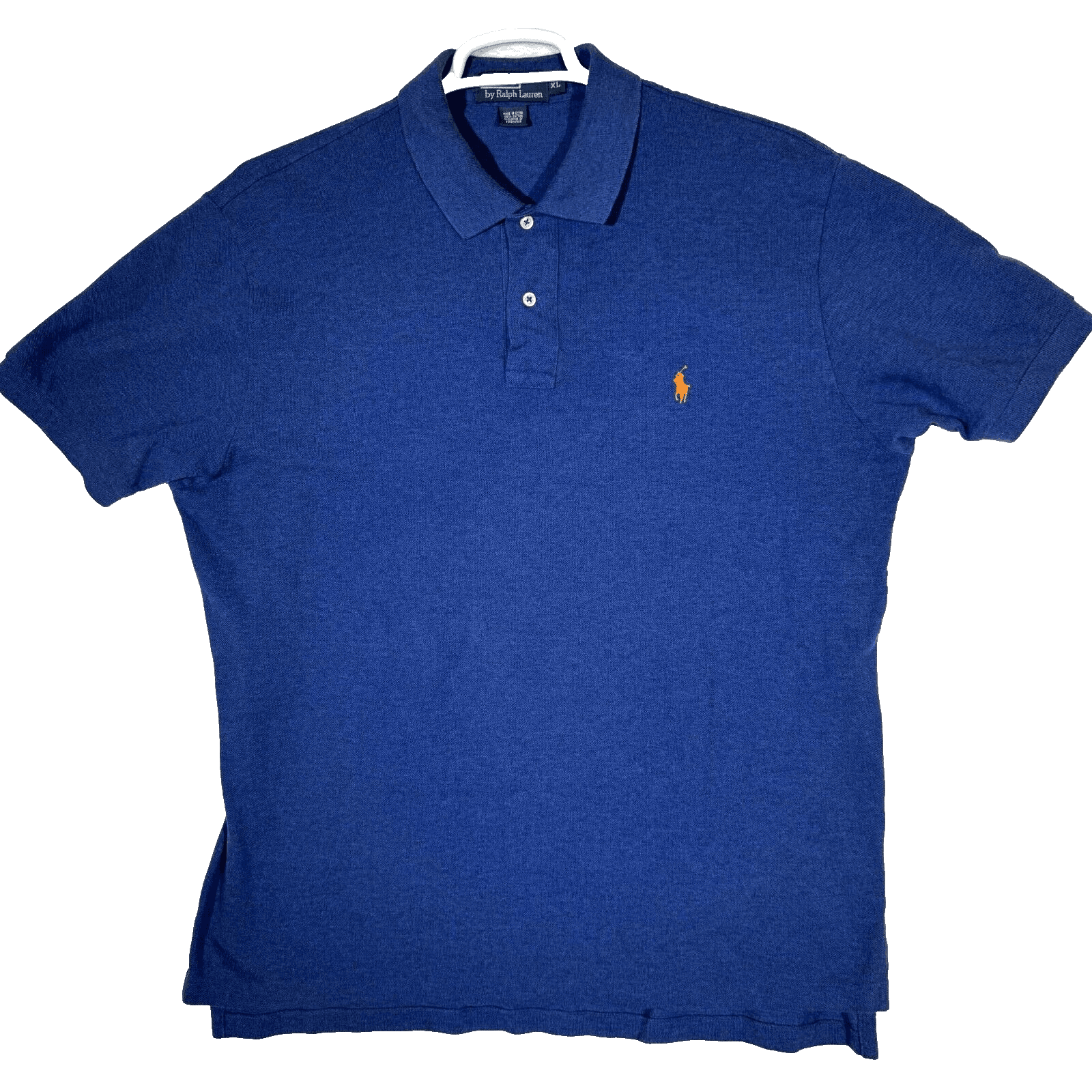 Polo Ralph Lauren Polo Shirt Mens XL Blue 100% Cotton Short Sleeve Classic Fit - Image 1