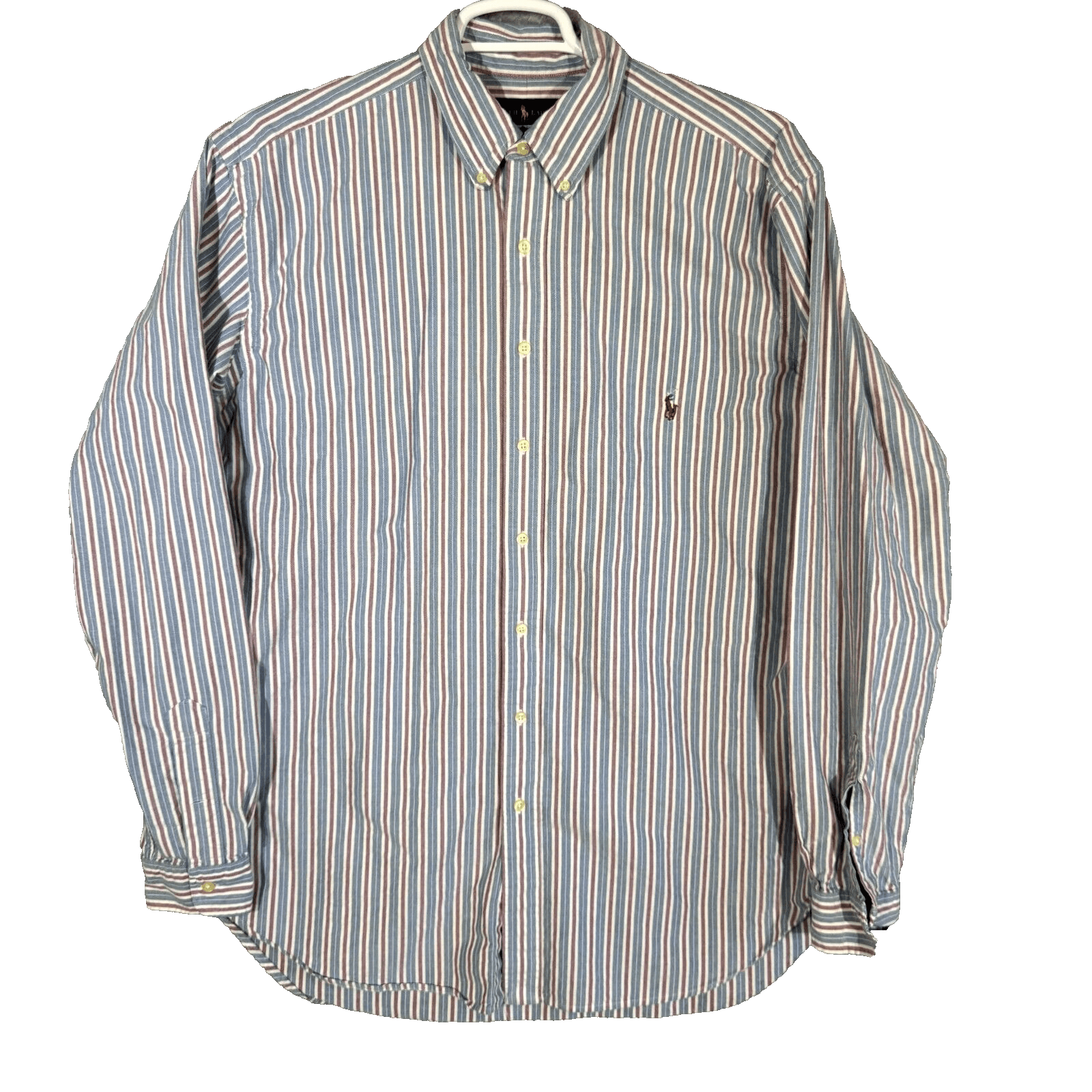 Ralph Lauren Blake Button Down Shirt Men XLT Blue Stripe Cotton Classic Fit - Image 1