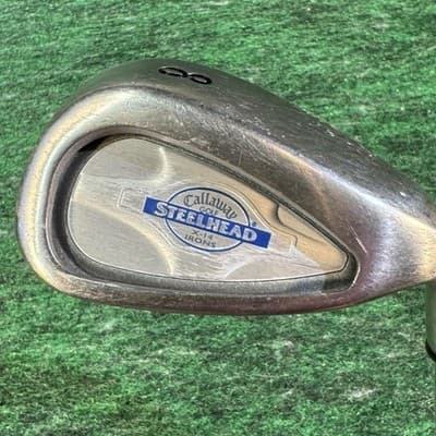 Callaway Steelhead X14 8 Iron RH Stiff Rifle Shaft Big Bertha Grip - Image 1