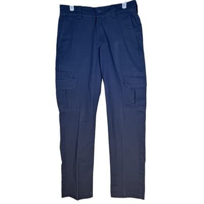 Dickies WP594DN Pants Mens 30x32 Blue Slim Straight Cargo Workwear Utility - Image 1
