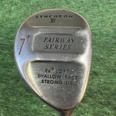 Synchron II Fairway Series 7 Wood 24° Mens Right Hand Steel Silver Golf Club - Image 1