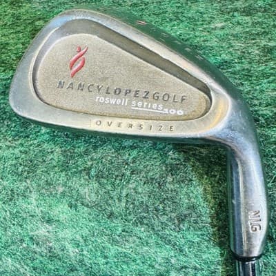 Nancy Lopez Golf Roswell 300 Oversize 9 Iron Womens RH Steel Silver Golf Club - Image 1