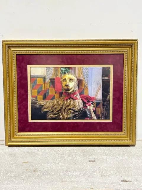 The Lion Artifact Framed Wall Art - Image 1