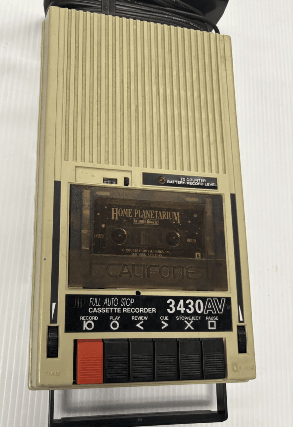 califone 3430c vintage tape recorder tested - Image 1