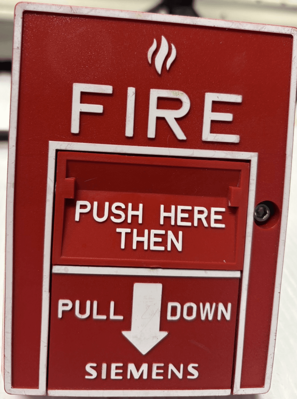 Siemens HMS-D Fire Alarm Pull Station free shipping - Image 1