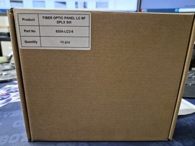 DYNACOM FIBER OPTIC PANEL LC 6P P/N: 920A-LC2-6 14 Count - Image 1