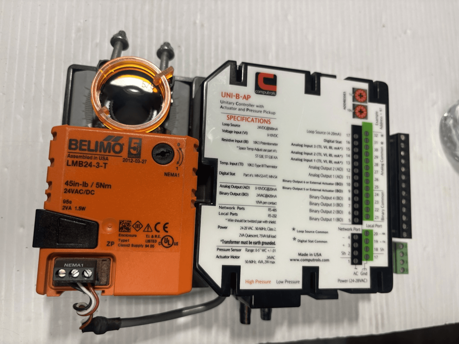 belimo lmb24-3-t actuator - UNTESTED - Image 1