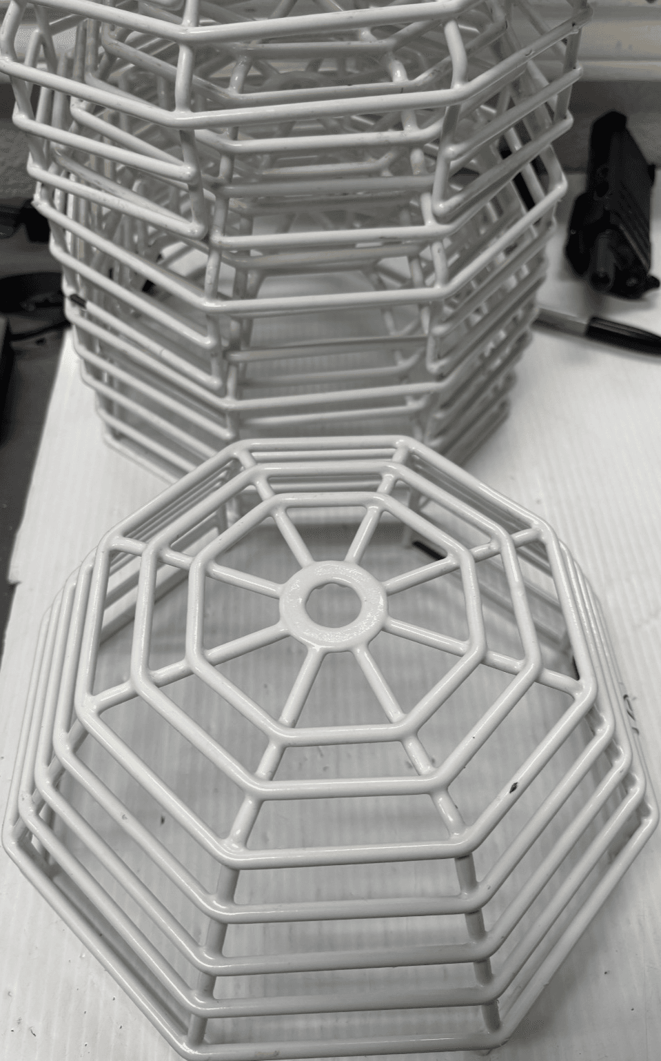 (LOT of 8) STI - 9600 series smoke-automatic fire detector accessory wire guard - Image 1