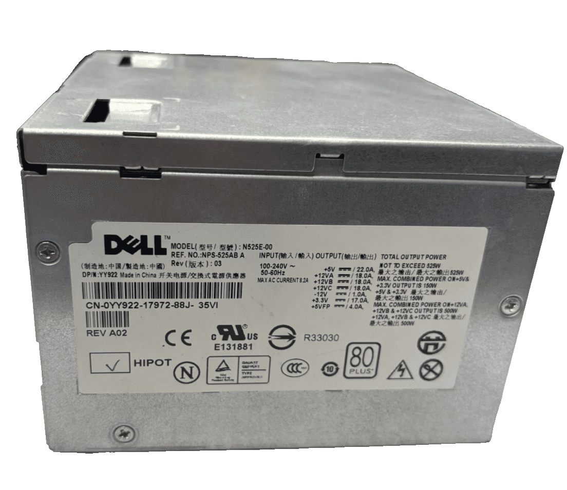 dell n875ef-00 power supply 825 watt - Image 1