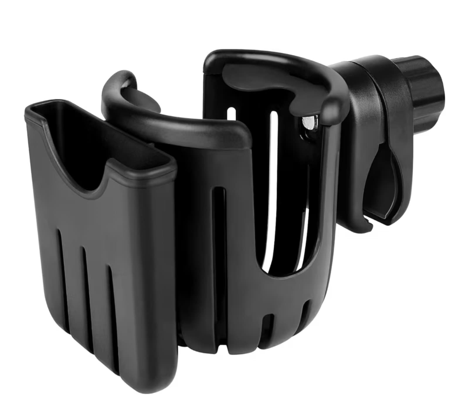 Stroller Cup Holder with Phone Holder, Universal Cup Holder, 2-in-1 Cup Phone Ho