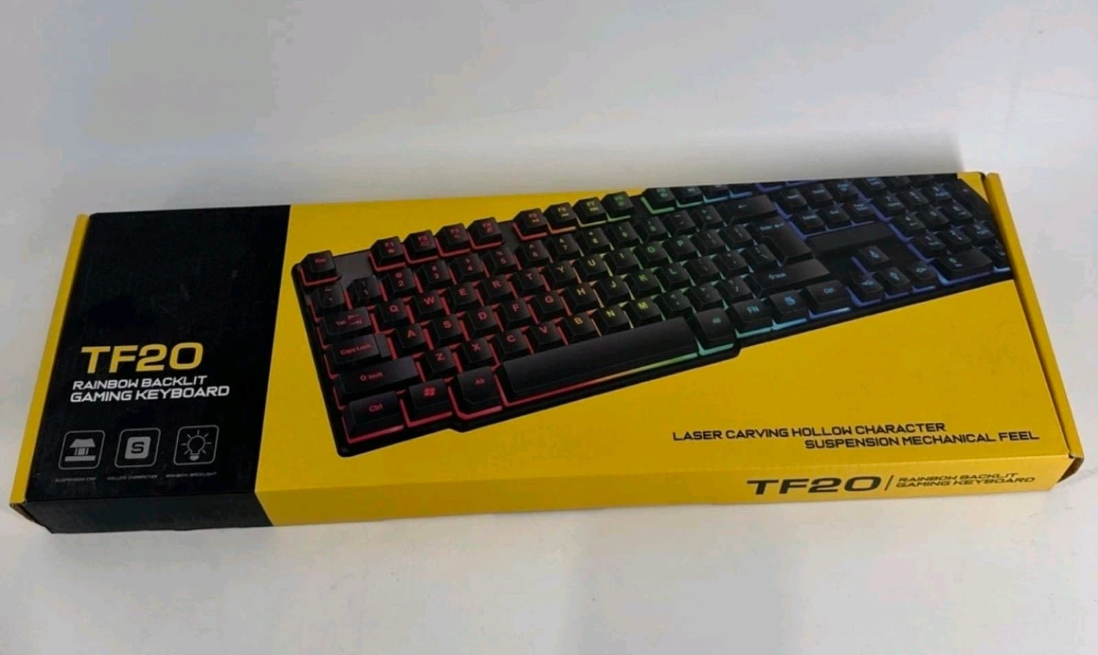 TF20 Rainbow Backlit Gaming Keyboard